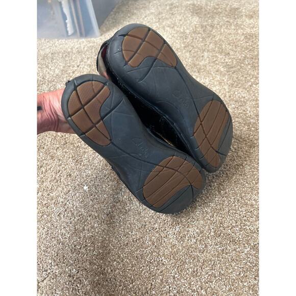 Clarks Artisan Unstructured Womens Un.Loop Loafers Slip On Faux Leather Black 7 - Picture 6 of 6